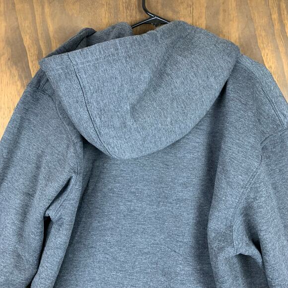 Access Womens Sweater Gray Hoodie Full Zip Body Warmer Comfort Large - Picture 12 of 12